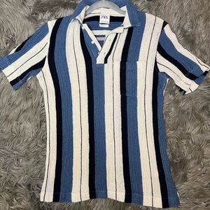 Zara Collar Shirt Medium Relaxed fit